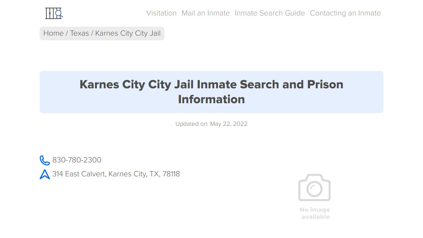 Karnes City City Jail Inmate Search, Visitation, Phone no ...